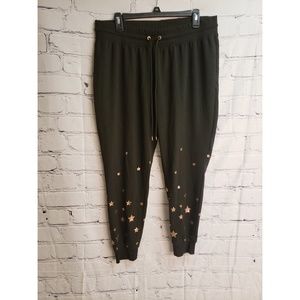 MTA rose gold star sweat pants